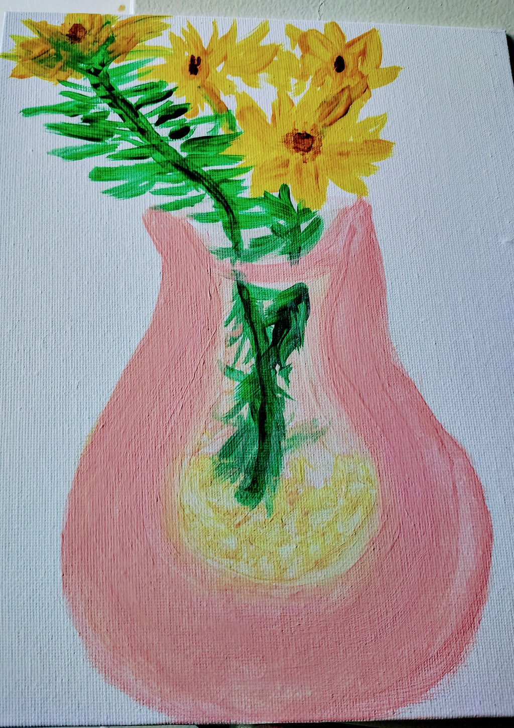 Sunflowers In Vase Premium Bodycon Dress - Impressionist Collection