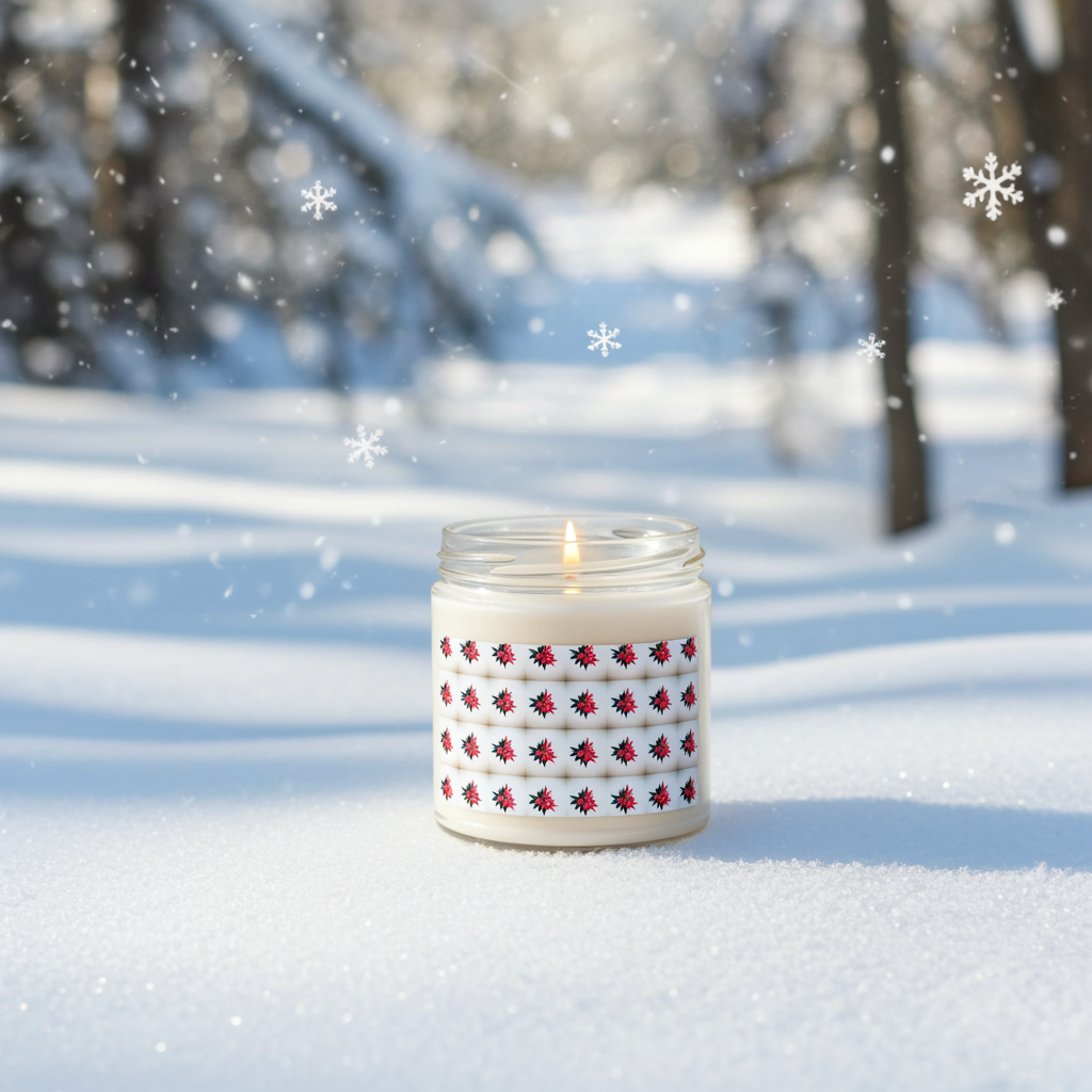 Flower Artisan Candle - Premium 9 oz Soy Candle - Seasonal Collection