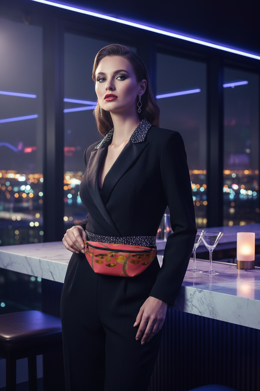 Eyes of Frida Kahlo Fanny Pack - Nightlife Editorial