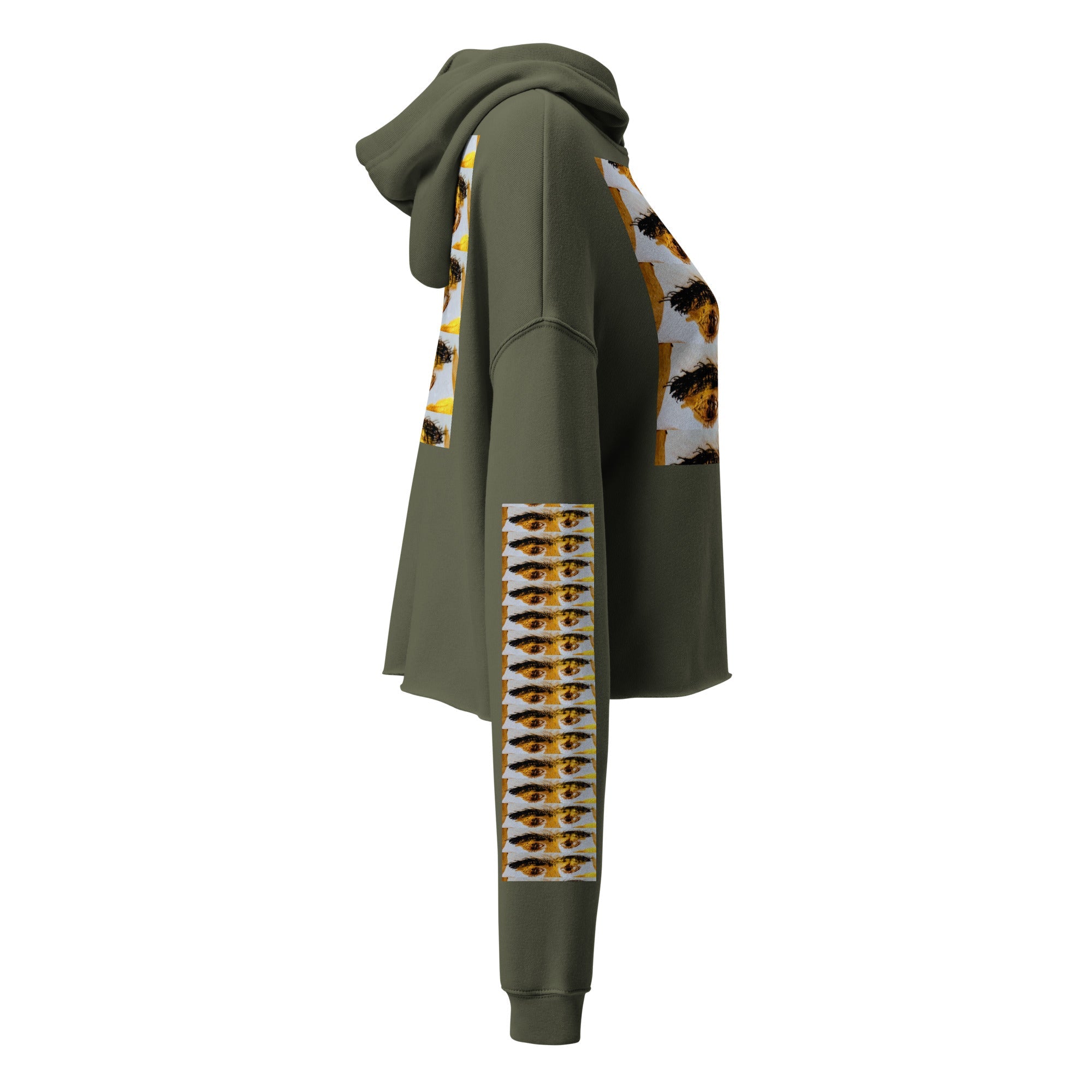 Frida Kahlo Premium Crop Hoodie - Artist Collection