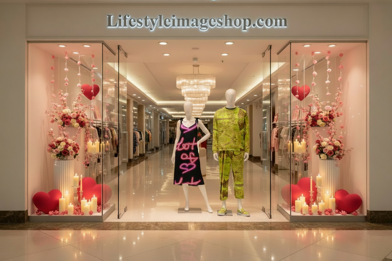 Storefront without left mannequin