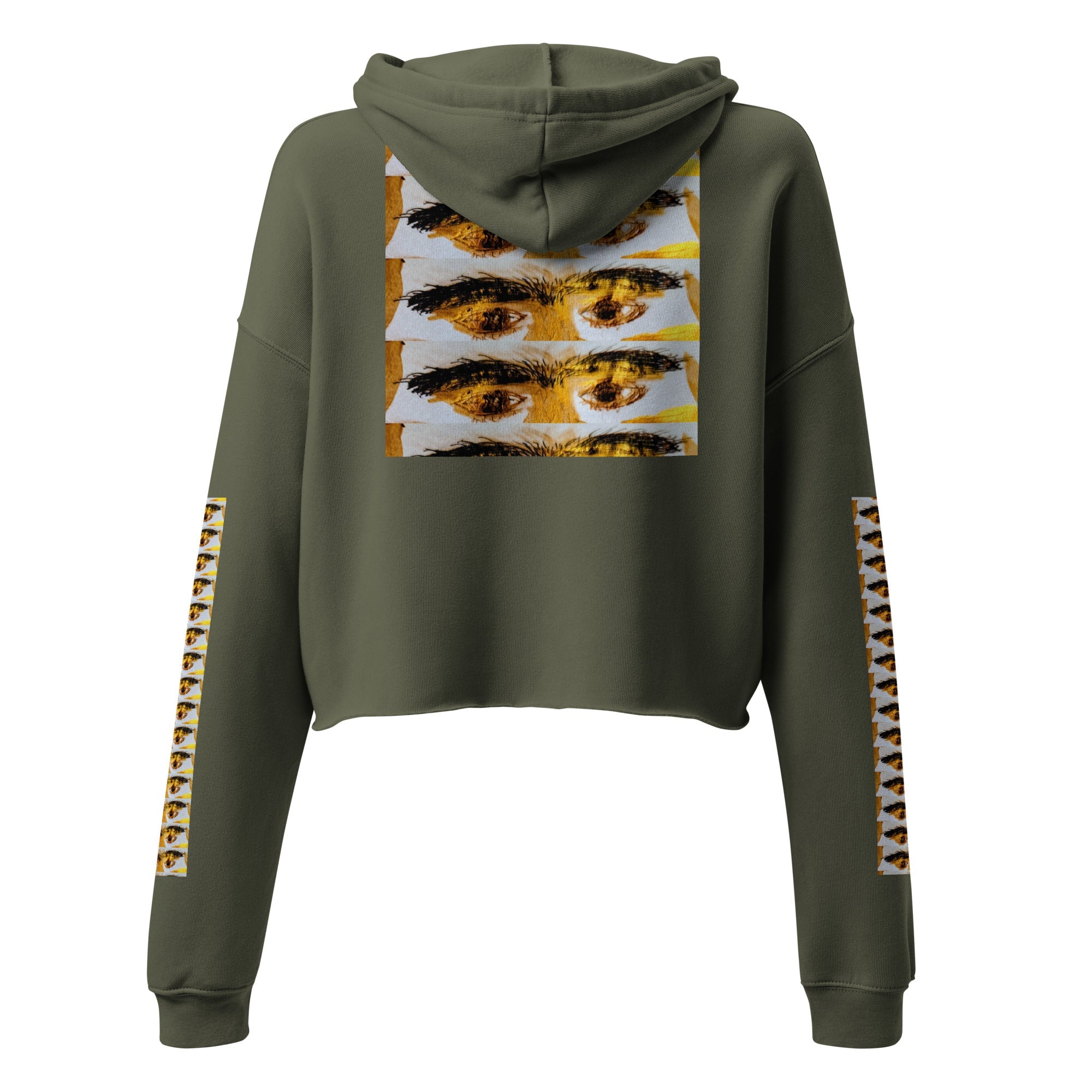 Frida Kahlo Premium Crop Hoodie - Artist Collection