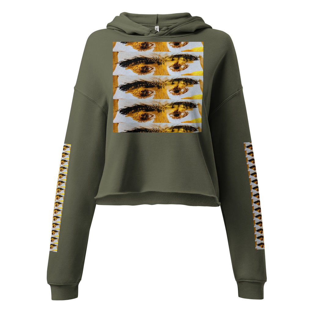 Frida Kahlo Premium Crop Hoodie - Artist Collection