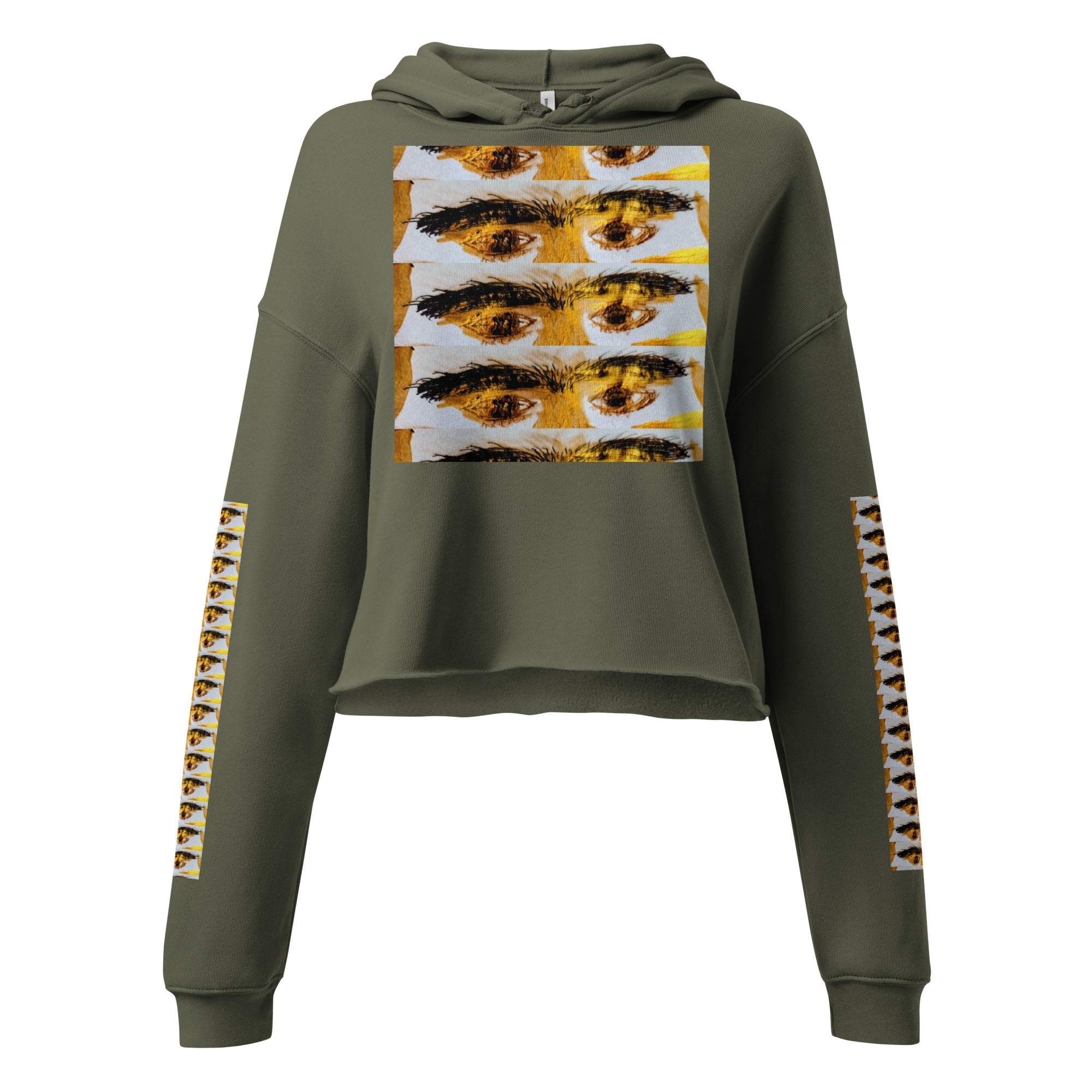 Frida Kahlo Premium Crop Hoodie - Artist Collection